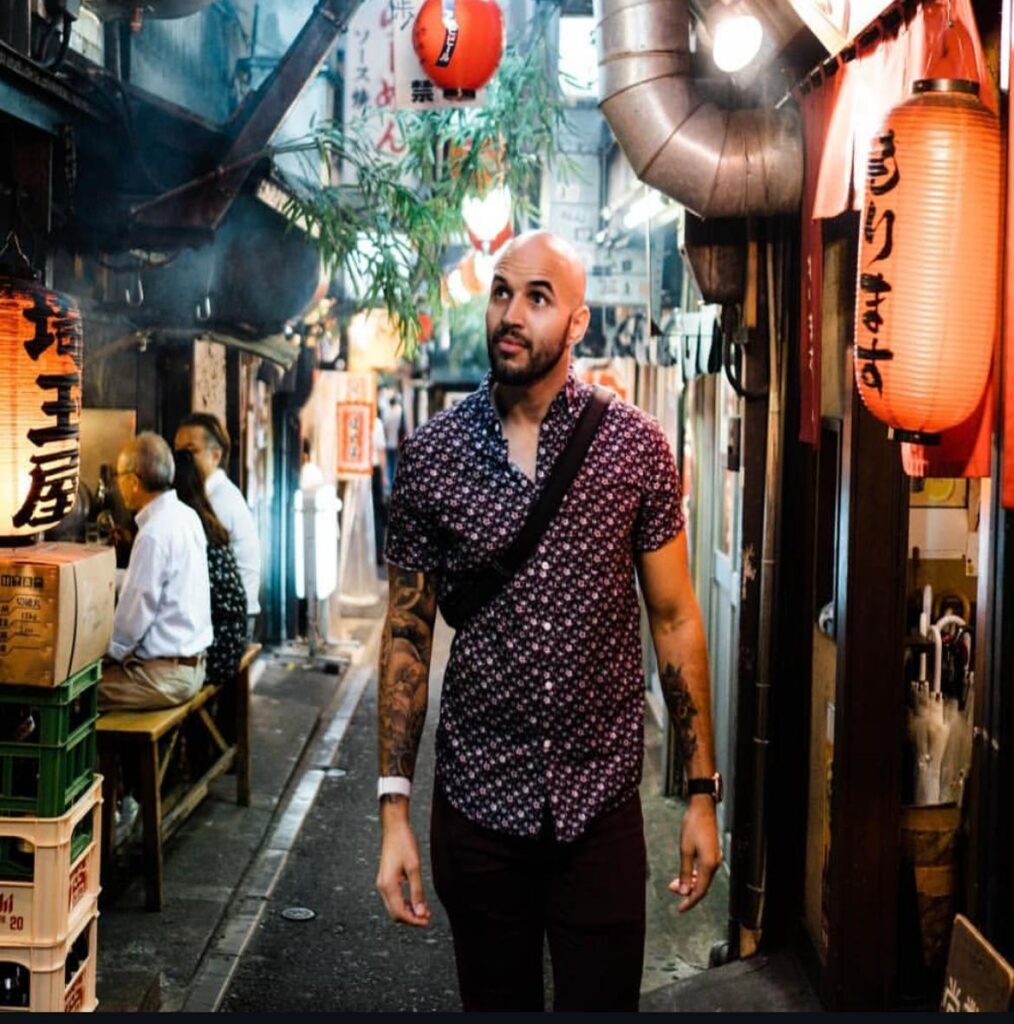 Xaviar Cruz Walking through Tokyo